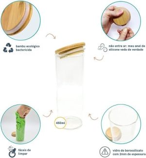 Pote Hermético de Vidro 450 ml