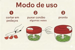 Processador de Alimentos Manual 900 ml