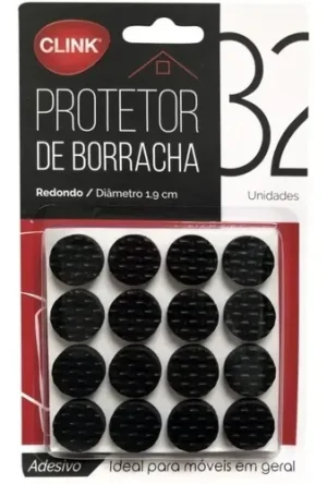 Protetor de Borracha Adesivo- kit com 32 un