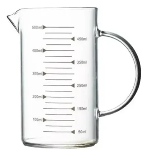 Jarra Medidora de Vidro Borosilicato 1L